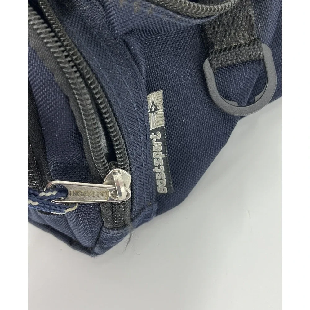 Vintage Eastport Outdoor Company Blue Fanny Pack Waist Belt Bag Adjustable Strap